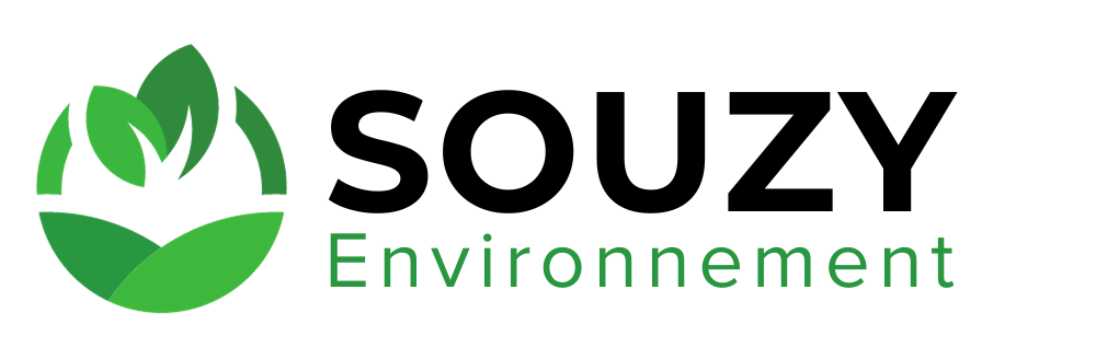 Souzy environnement logo allongé noir